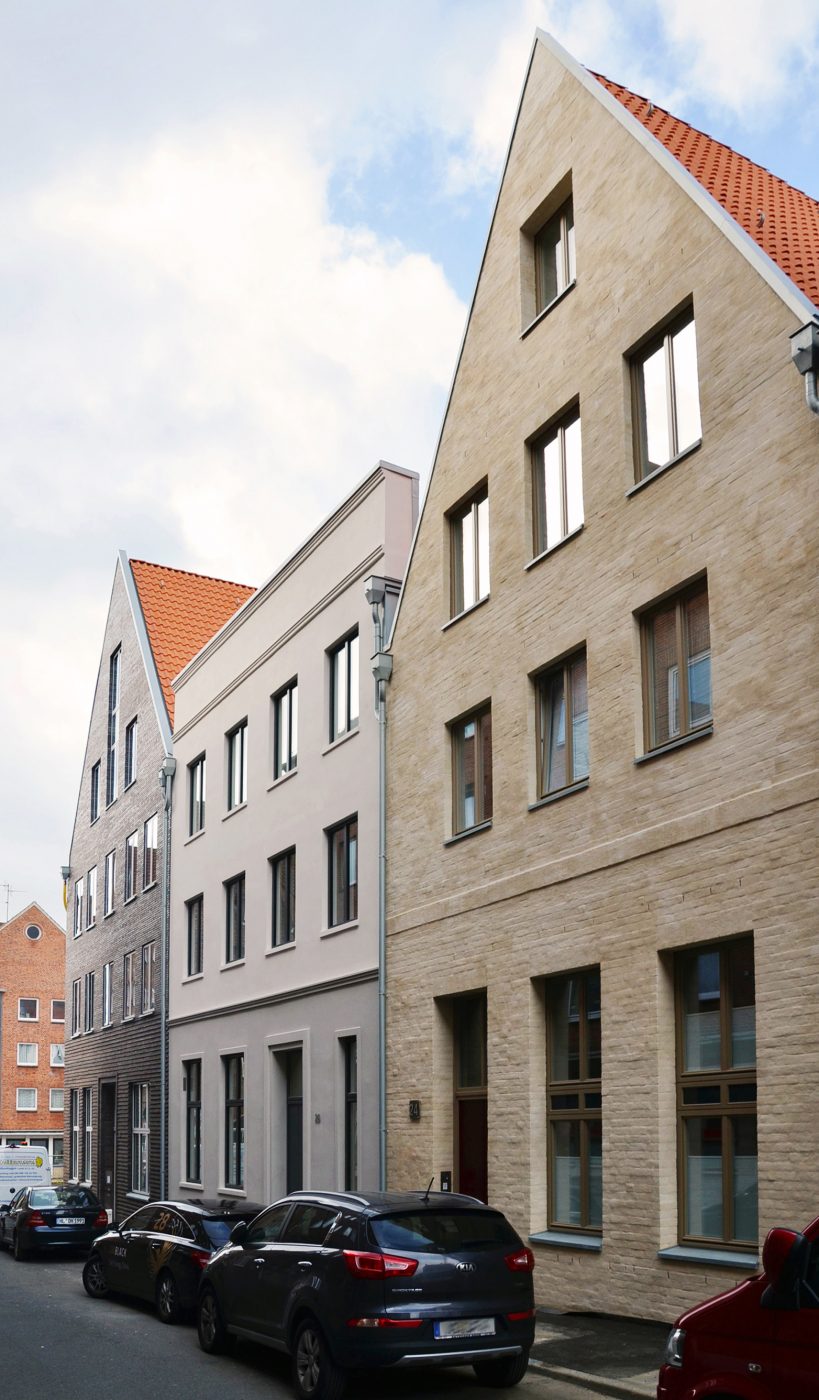 Gründungsviertel Lübeck // Stadthäuser Braunstraße 24, 26, 28